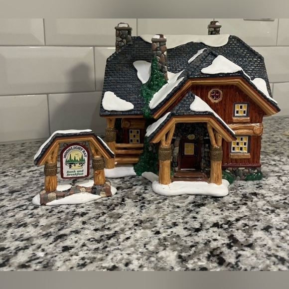 Department 56 Other - Dept 56: Moonlight Bay Bunk and Breakfast, Original Snow Village, Department 56,